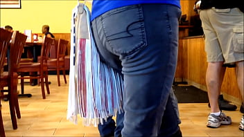 Italian Teacher Ms&period;Dodrill In Tight Jeans Jerk Off Challenge