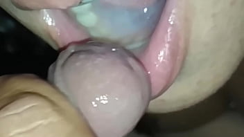 My wife sucking my friend&comma; deep throat and eating cum&comma; my wife&apos;s best friend