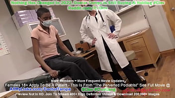 Perverted Podiatrist Stacy Shepard Takes Her Time Examining Jewel&apos;s Sweaty Feet During An Exam &commat;GirlsGoneGyno&period;com