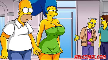 The hottest MILF in town&excl; The Simptoons&comma; Simpsons hentai