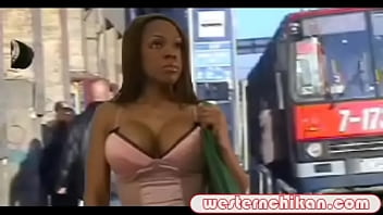 Black Stunning Tourist Groped on the Bus&excl;