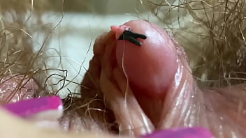 Extreme Close Up Big Clit Vagina Asshole Mouth Giantess Fetish Video Hairy Body &excl;