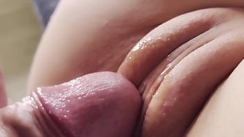 Extremily close-up pussyfucking&period; Macro Creampie 60fps