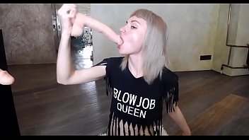 Quick Deepthroat Lesson On Huge Dildo - watch more on Amateur-Cam-Girls&period;com
